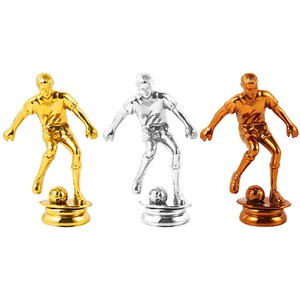 2024 último diseño trofeos de fútbol de plástico figura de jugador de fútbol para torneo de fútbol - Product Image 3