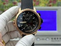Montre mécanique automatique multifonctionnelle de luxe de haute qualité pour hommes d'affaires, style hip-hop, boîtier en or rose, chronographe, affichage de la date