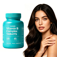 Complexe multivitaminé B en marque blanche (B1, B2, B6, B12, Niacine, Acide folique, Acide pantothénique, Biotine) – Soutient l'énergie, améliore la peau et les cheveux