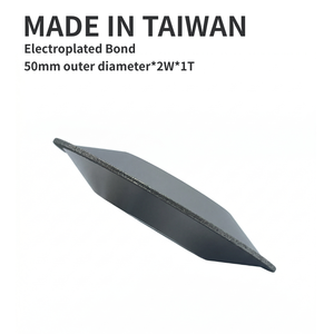 Made Taiwan Diamond Polishing <b>Abrasive</b> Wheel Fine Grit Hard 50D*2W*1T*10E*12.16H Grinding Disc for Medical Dental Applications - Product Image 2