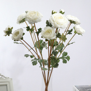 ZY2054ผ้าไหมเทียม3หัว zuoyi loulian ดอกไม้ milleuca สำหรับงานแต่งงาน - Product Image 5