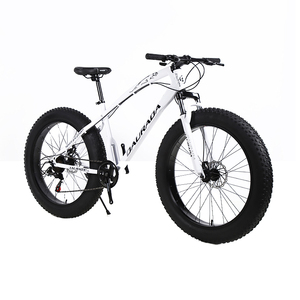 Bicicleta de montaña híbrida de acero de alto carbono de 26 \ "y 21 velocidades a precio de fábrica MTB Fat Tire para hombres - Product Image 1
