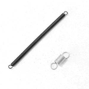 Resortes de doble gancho de acero inoxidable para piezas mecánicas, para uso en estiramiento de herrajes, dirección helicoidal izquierda/derecha - Product Image 1