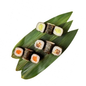 100 pz/pacco organico fresco Sushi foglie <span class=keywords><strong>di</strong></span> bambù decorazione alimentare <span class=keywords><strong>foglia</strong></span> - Product Image 3