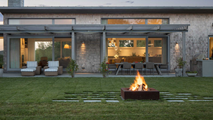 Brasero extérieur personnalisé en acier, foyer à gaz en acier Corten – Brasero en fer durable pour terrasse - Product Image 6