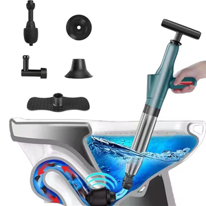 Eliminador de obstrucciones para inodoro, <span class=keywords><strong>desatascador</strong></span> de drenaje para inodoro, émbolo de chorro de <span class=keywords><strong>aire</strong></span> de alta presión, émbolo para inodoro - Product Image 1