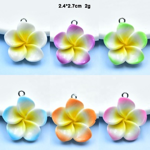 Cute Flower Resin Pendant <b>Charms</b> <b>for</b> DIY Earrings Necklace <b>Bracelet</b> Jewelry Making Handmade Keychain Accessories Colgantes - Product Image 6