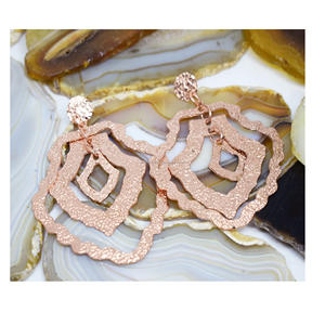 Primavera 2027 accesorios de Año Nuevo Chino pendientes hipoalergénicos joyería vestido de seda pendientes de plata alemana oxidada - Product Image 2