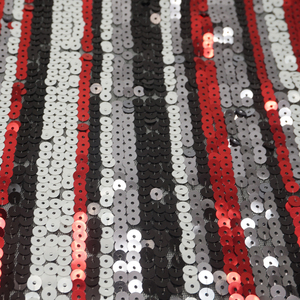 Phong Cách Mới Chất Lượng Cao Nigeria 3D <span class=keywords><strong>Sequin</strong></span> Net Ren Vải Sáng Bóng Vòng Tròn Thêu Lớn Bạc - Product Image 3