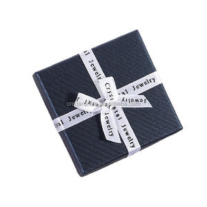 Дешевая оптовая продажа картонная коробка для ювелирных изделий с крышкой и основой, упаковка для ювелирных изделий на заказ, шкатулка с логотипом, коробка для ожерелий - Product Image 4