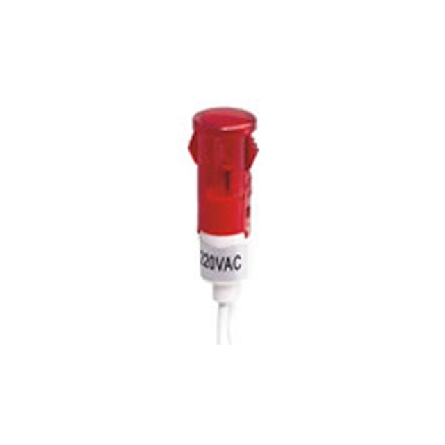 Pilot Guiding Signal Lamp 11mm Panel Mounting Plastic LED Indication Light 12V/24VDC 220V/110V IP40 Protection Multi-Color