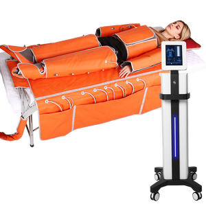 Appareil de pressothérapie amincissant par pression d'air et chaleur, drainage lymphatique, combinaison de massage corporel brûle-graisse - Product Image 1
