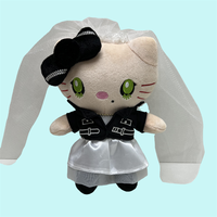 Boneka Plush Kerangka Halloween 8-inci, Boneka Festival Halloween, Boneka Mesin Klip, Persetujuan Langsung dari Produsen