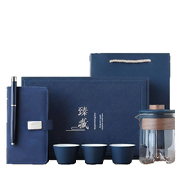 Ensemble cadeau de carnet en cuir PU avec logo personnalisé et stylo, cadeau promotionnel d'entreprise