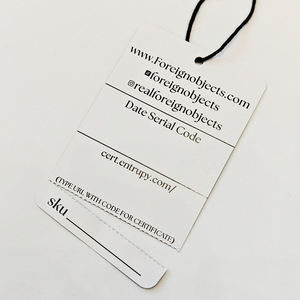 Luxury High Quality Recycled <b>Paper</b> Hang Tags Custom Logo Embossed Cardboard for <b>Jeans</b> Clothing Special Tags for <b>Bags</b> - Product Image 4