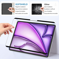 Protection d'écran magnétique en papier texturé pour iPad, film mat réutilisable et amovible pour dessin au stylet Apple