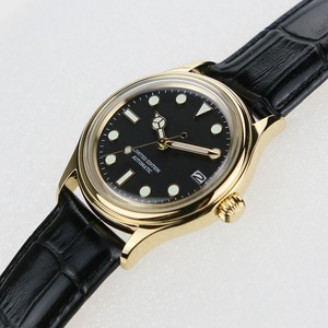 Chất Lượng Cao Nh35 Tự Động Phong Trào Của Phụ Nữ Đồng Hồ 38Mm 316L Thép Không Gỉ Trường Hợp Top Hat Glass Analog Hiển Thị Biểu Tượng Tùy Chỉnh - Product Image 4