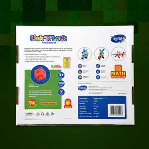 Toysaga Preschool Educational <b>Plastic</b> Building <b>Blocks</b> Toy Link N Lock for Math Counting and Sorting Skills - Product Image 6