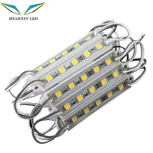 Módulo de luz LED resistente al agua, lámpara de barra de tira dura de 12V, 5 colores para decoración del hogar, luz interior, 5 SMD 5050