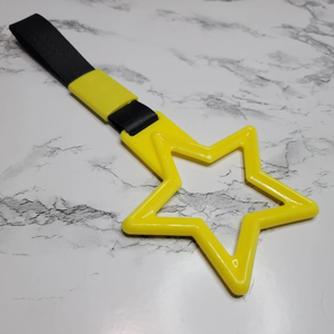 JDMotorsport88 Correa Amarilla para Coche JDM, Correa de Anillo Tsurikawa, Correa de Agarre para Tren, Autobús, Metro, Amuleto de Drift con Correa Negra - Product Image 3