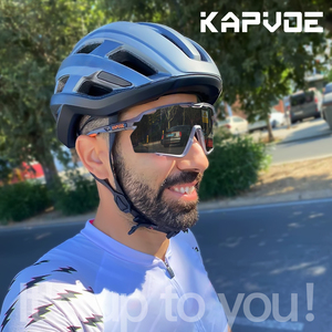 KAPVOE Vente en gros de lunettes de soleil de sport tendance pour hommes et femmes, lunettes de cyclisme, lunettes de <span class=keywords><strong>course</strong></span>, lunettes de pêche, lunettes de golf, lunettes de conduite - Product Image 4