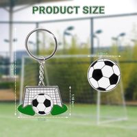 Ballon de football 2026 – Porte-clés mignon en forme de ballon de football – Mini ballon de football pour cadeaux de fête pour les fans, hommes et femmes
