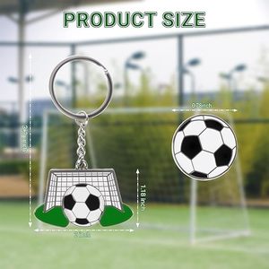 Ballon de football 2026 – Porte-clés mignon en forme de ballon de football – Mini ballon de football pour cadeaux de fête pour les fans, hommes et femmes - Product Image 2