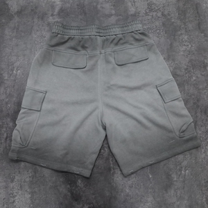 Pantalones Cortos Cargo de Felpa Francesa para Hombre, Cintura Media, Cordón Ajustable, Transpirables, de Algodón, Casuales, Tipo Bermuda, con Bolsillo Frontal con Logotipo - Product Image 2