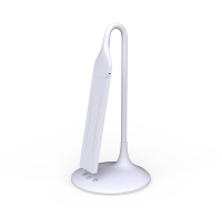 Lampe de table LED à double abat-jour, lampe de bureau 3 couleurs, lampe de lecture flexible à col de cygne pour l'étude, lampe de vente complète à prix d'usine