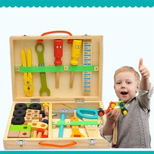 Set di 36 Utensili in Legno <span class=keywords><strong>per</strong></span> Bambini, Giocattoli Educativi Montessori Portatili STEM <span class=keywords><strong>per</strong></span> Costruzioni, <span class=keywords><strong>per</strong></span> Bambini e Bambine di 5-7 Anni - Product Image 2