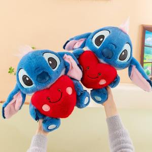 Peluches Stitch Cœur Rouge en Gros – Cadeaux d'Anniversaire et de Saint-Valentin – Meilleures Peluches Personnages de Dessins Animés Stitch pour Enfants Filles - Product Image 3