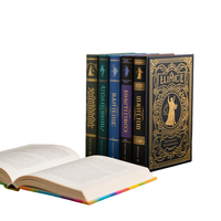 Impresión de libros de novela francesa, libro de tapa dura personalizado con encuadernación cosida, impresión de libros editoriales