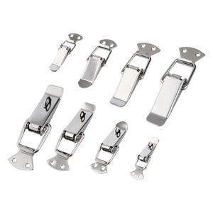 Fermoir à bec de canard en acier inoxydable 304, boucle de fixation pour boîte en bois, serrure de boîte à outils, serrure à boucle, accessoires de quincaillerie pour le stockage - Product Image 1