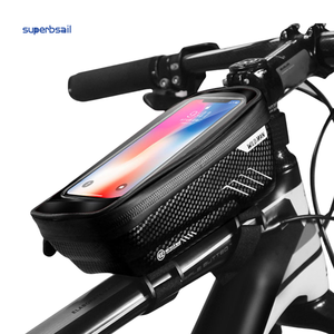 WILD MAN impermeable tubo frontal ciclismo bolsa reflectante 6.5in pantalla táctil teléfono caso tubo superior MTB bicicleta accesorios - Product Image 1