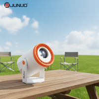Projecteur intelligent portable JUNUO TURN1 H727 avec double Wi-Fi, mise au point manuelle, courte focale, Android 14, 720P, prise en charge 4K, pour usage professionnel/éducatif