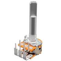 Potentiomètre rotatif à film de carbone modèle RD16 avec résistance de 20~200gf.cm pour contrôleur de volume et interrupteur