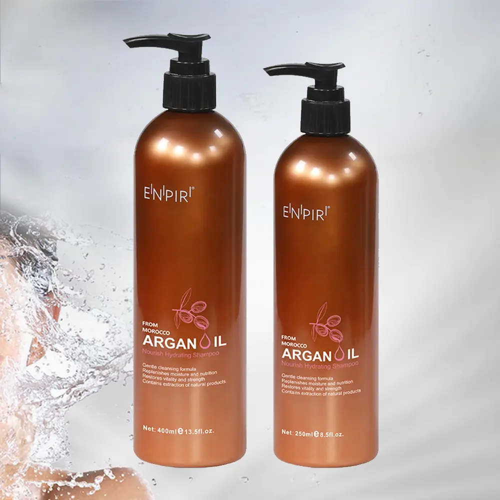 Factory Natural organic argan oil Deep repair damaged hair Protect hair color shampoo and conditioner set