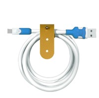 Kabel Transfer Data USB C/mikro/IOS, silikon lembut 100W dengan kecocokan lebar dapat diandalkan untuk perangkat tipe-c