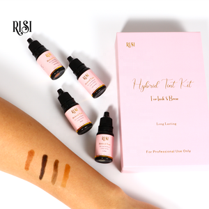Kit de Tinte para Cejas y Pestañas RISI Premezclado, Tinte de Larga Duración a Prueba de Agua, Tinte en <span class=keywords><strong>Gel</strong></span> para Cejas, Tinte Híbrido para Cejas y Piel - Product Image 1
