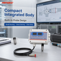 Capteur d'humidité de la température HG803 4-20mA RS485 Modbus RTU avec émetteur d'affichage pour la construction