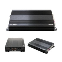Amplificateur de puissance audio pour voiture VK C266 OEM 12V Classe A/AB, 4 canaux, séparation, matériau aluminium, égaliseurs 50Hz-20KHz