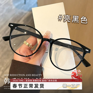 Montures de lunettes rondes pour femmes Danyang, en TR90, avec verres anti-lumière bleue, style coréen, pont moyen, modèle 9057 - Product Image 2