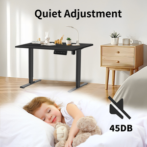 Ergonomischer Moderner Metall-Stehschreibtisch mit Höhenverstellung, Holzplatte und Einzelmotor für Computerarbeit - Product Image 5