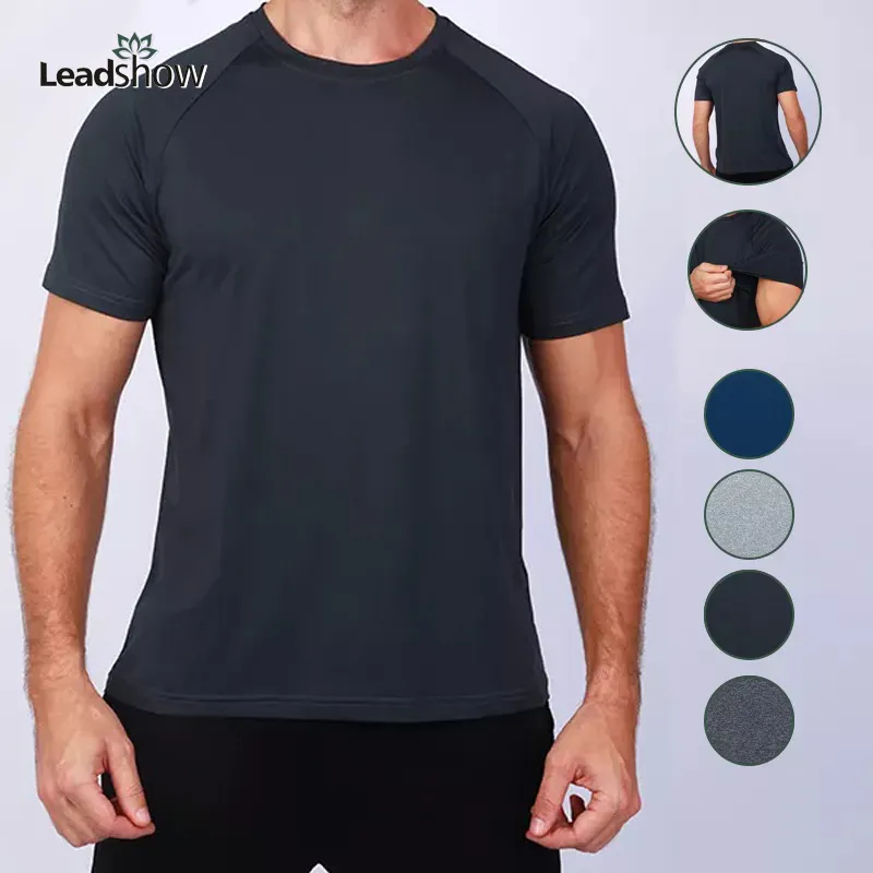 Individuelle Herren Sommer Fitness sportliche Herrenhemden lässige Sport-T-Shirt Fitnessbekleidung Kurzarm-T-Shirt für Herren