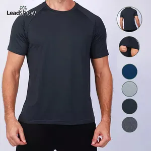 Custom Men's Summer Fitness Athletic Mens Shirts Casual Sport T-Shirt Gym Wear Short Sleeve T Shirt For Men