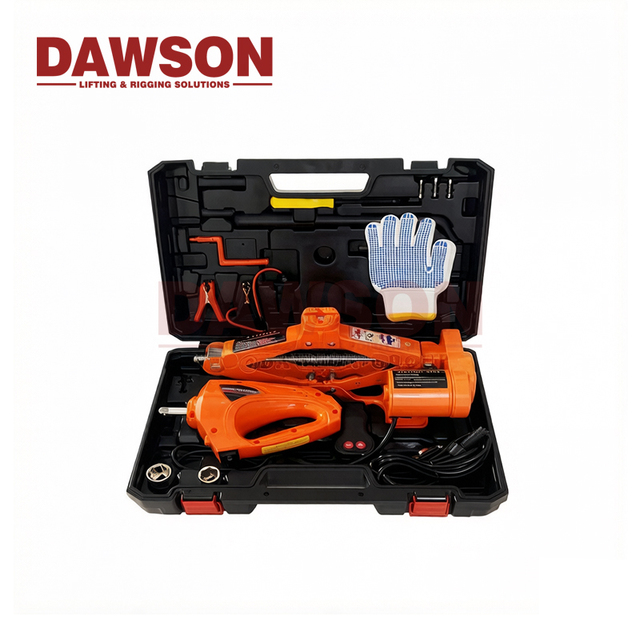 DC 12V 2T or 3T 35CM Electric Scissor Jack & Portable Electric Wrench Suit