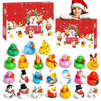 Calendrier de l'Avent Canard en Plastique et Caoutchouc 2026 – 24 Jours – Jouets de Bain de Noël Unisexe – Idée Cadeau Originale – 14 Ans et plus – CN