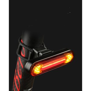 Yueli Bicycle Taillight Led Rechargeable <b>Wireless</b> Remote Control Turn Signal For Mountain Bike Night Riding Warning <b>Light</b> - Product Image 3