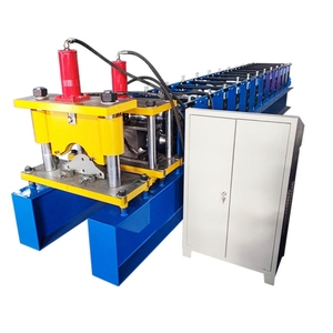 Machine de fabrication de cimiers de toiture, machine de découpe automatique de tuiles, machine de formage à froid de tôles de <span class=keywords><strong>zinc</strong></span> galvanisé pour cimiers de toiture - Product Image 1