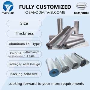 AUS standart ile özelleştirilmiş yangın geciktirici yansıtıcı alüminyum XPE köpük folyo ısı yalıtım radyant bariyer yapı malzemesi - Product Image 3